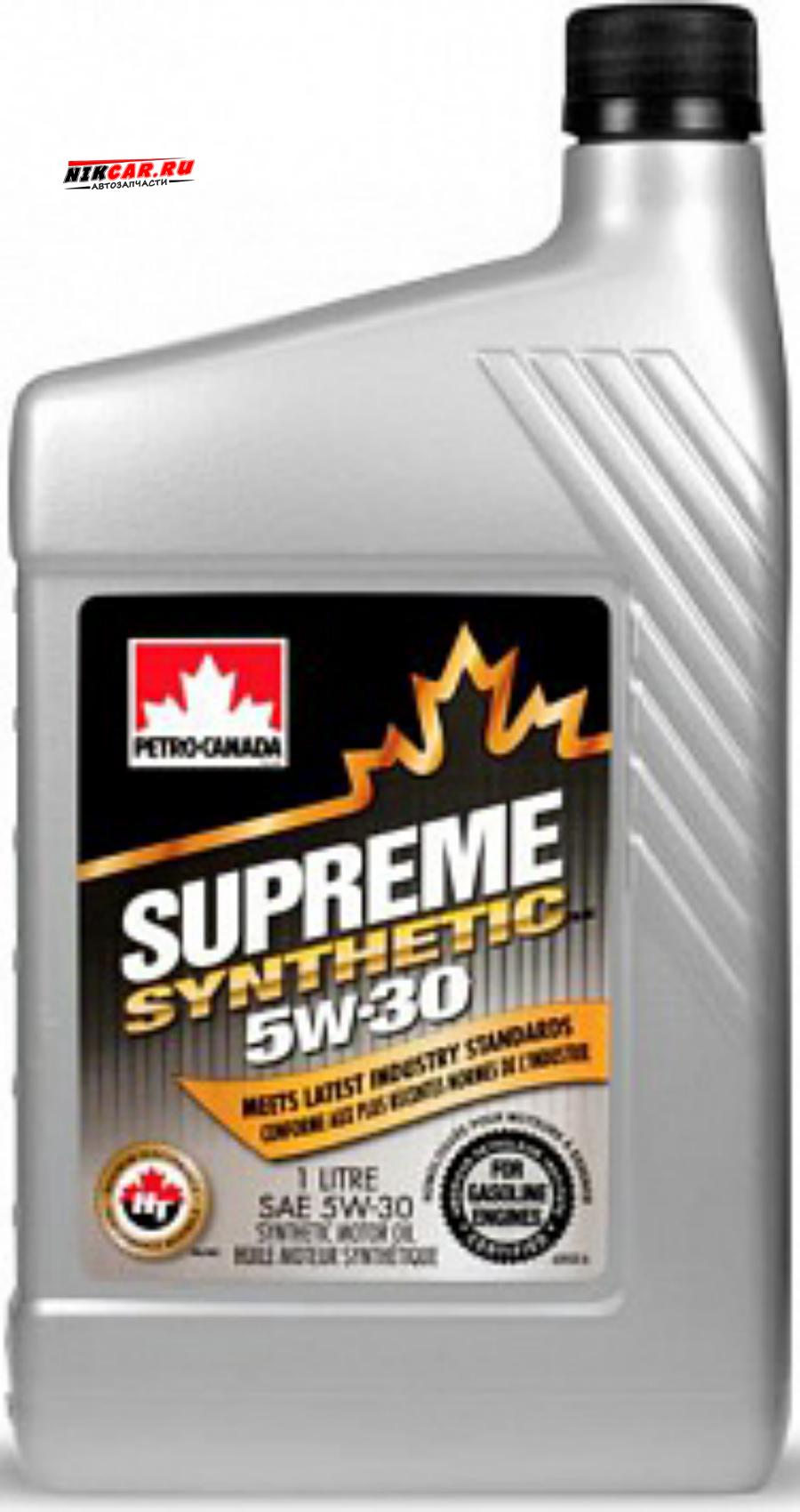 MOSYN53C12 PETRO-CANADA Масло моторное синтетическое Supreme Synthetic 5W-30, 1л