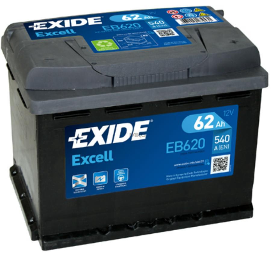 Аккумулятор обратной полярности exide