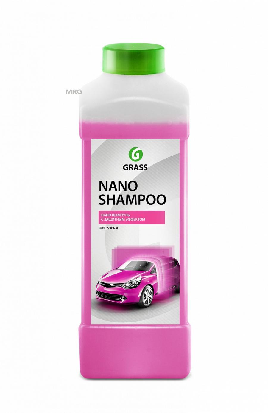 136101 GRASS Автошампунь GRASS Nano Shampoo универсальный (1л) – купить с  удобной доставкой на MRG в Москве