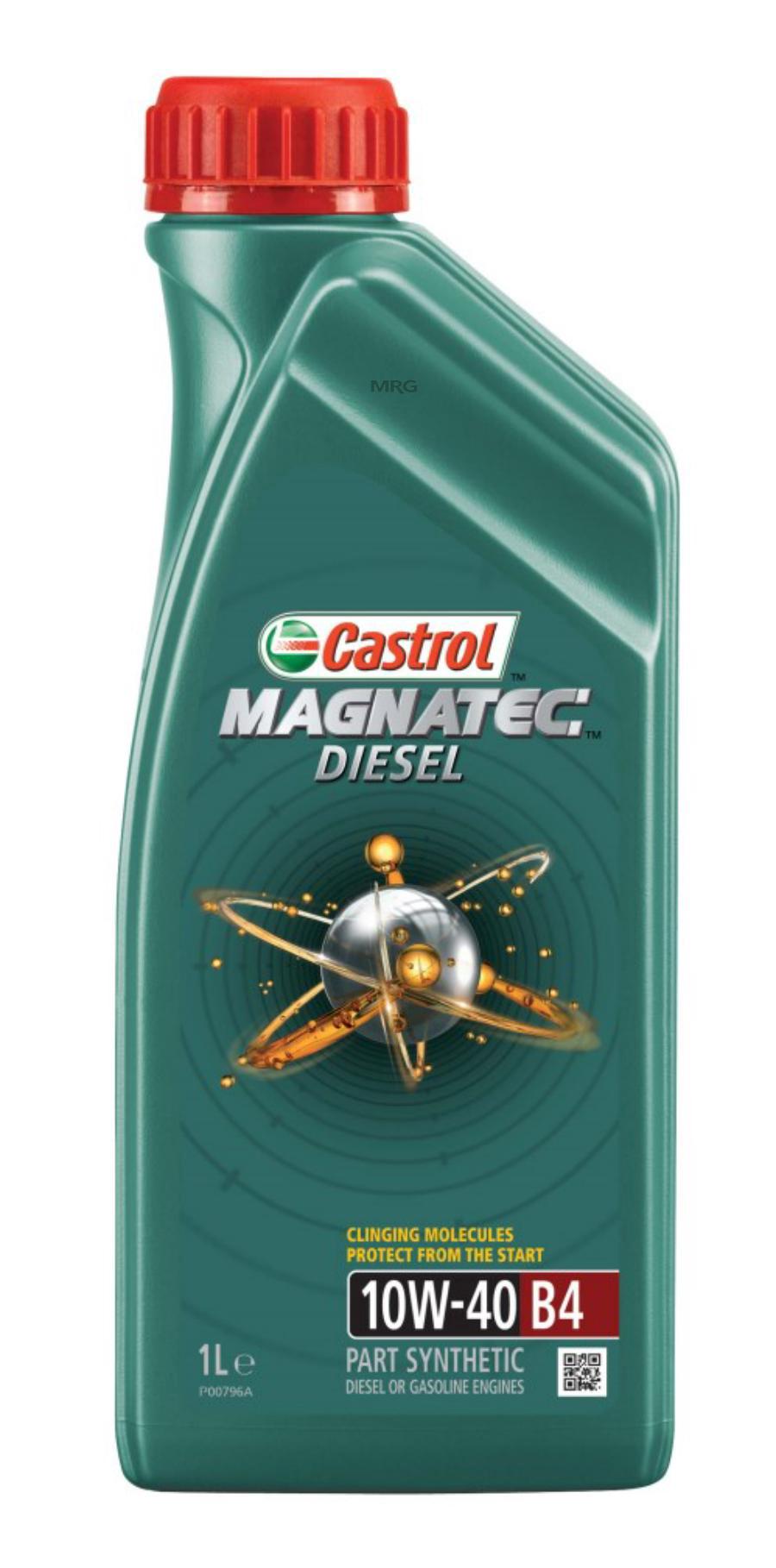 156ED9 CASTROL Масло моторное полусинтетическое Magnatec Diesel B4 10W-40, 1л