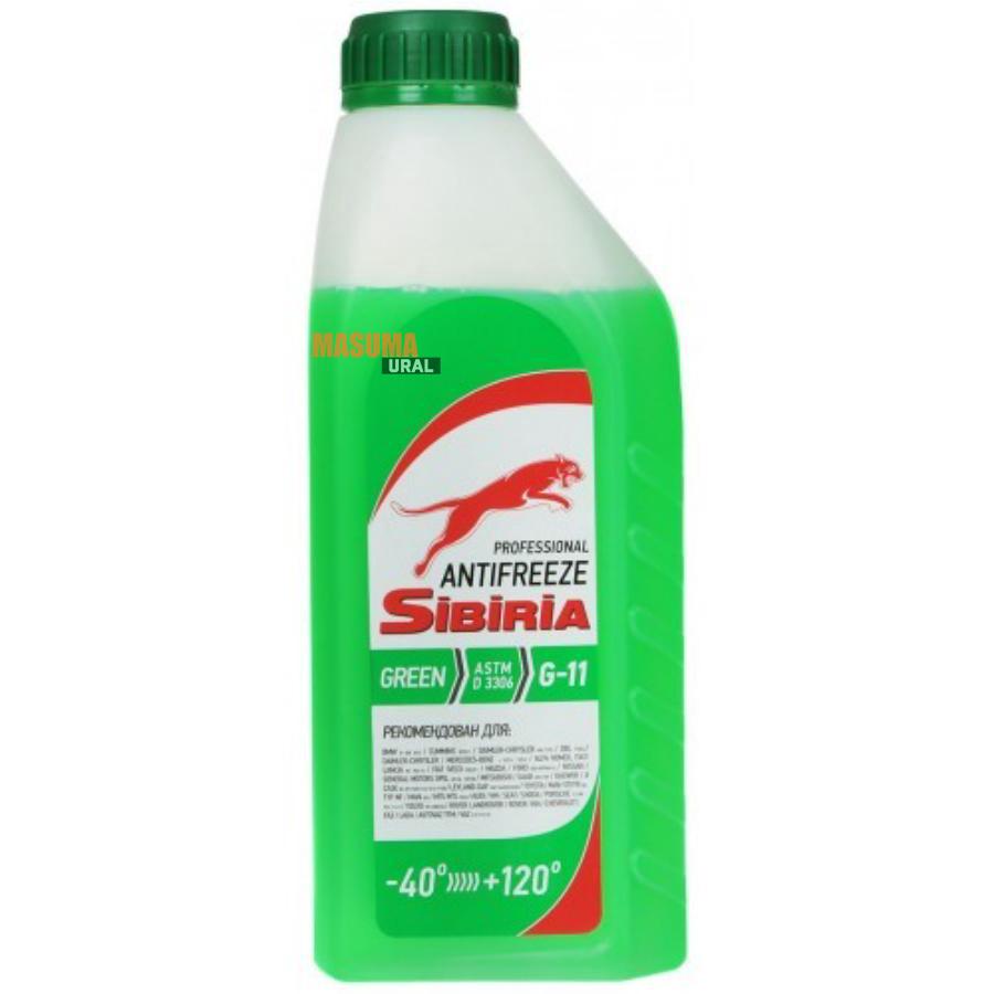 800256 SIBIRIA Sibiria антифриз зеленый 911 (-40) 1L