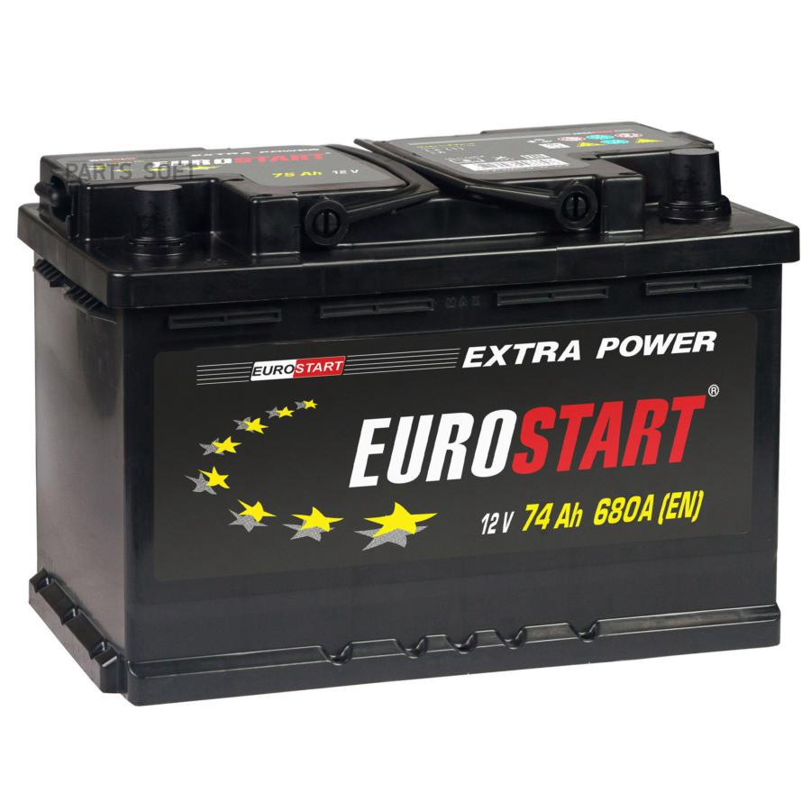 EU740 EUROSTART EUROSTART Extra Power 74Ah R+ (низкий) купить в  интернет-магазине Рекорд-Авто в Калининграде.