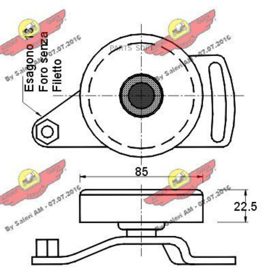 Купить Натяжная планка для PEUGEOT 206 хэтчбек (2A/C) 1.4 16V в Калининграде