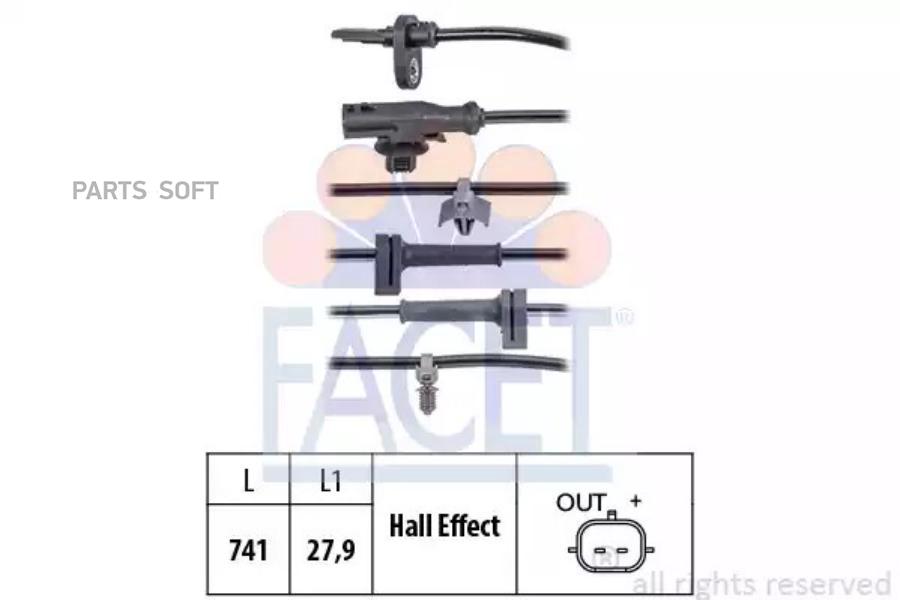 Абс 21. Датчик ABS facet 21.0134. Датчик АБС facet арт. 21.0035. Датчик АБС facet арт. 9.0543K. Eps 1.312.073.