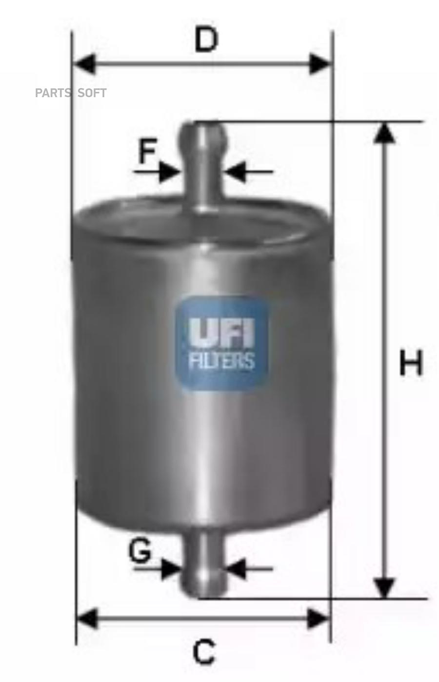 Топливный фильтр UFI 3183600 купить в интернет-магазине Рекорд-Авто в  Калининграде.