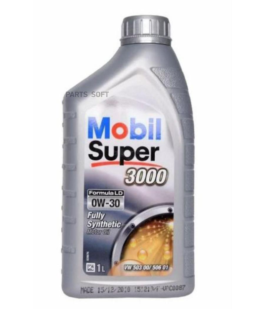 Масло моторное синтетическое Super 3000 Formula LD 0W-30, 1л MOBIL 151220  купить в Интернет-магазин РЕКОРД-АВТО в Калининградской области