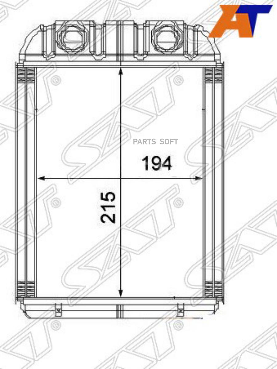 Радиатор отопителя салона SAT STVW603950 купить в РЕКОРД-АВТО  Калининградская область
