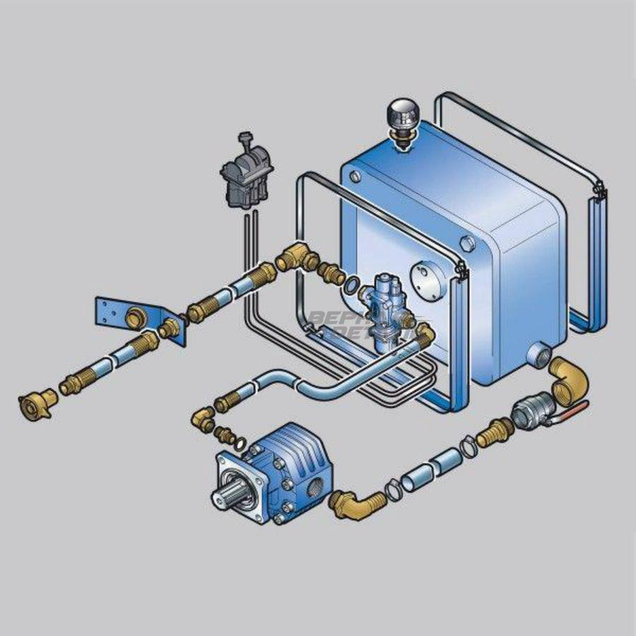 JOST GK90LA00524 Одноконтурная гидравлическая система купить в Калуге |  vernayadetal.ru