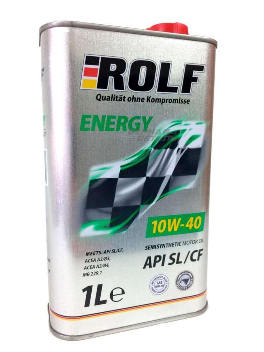 322232 ROLF Масло ROLF Energy 10W-40 п/с API SL/CF 1л