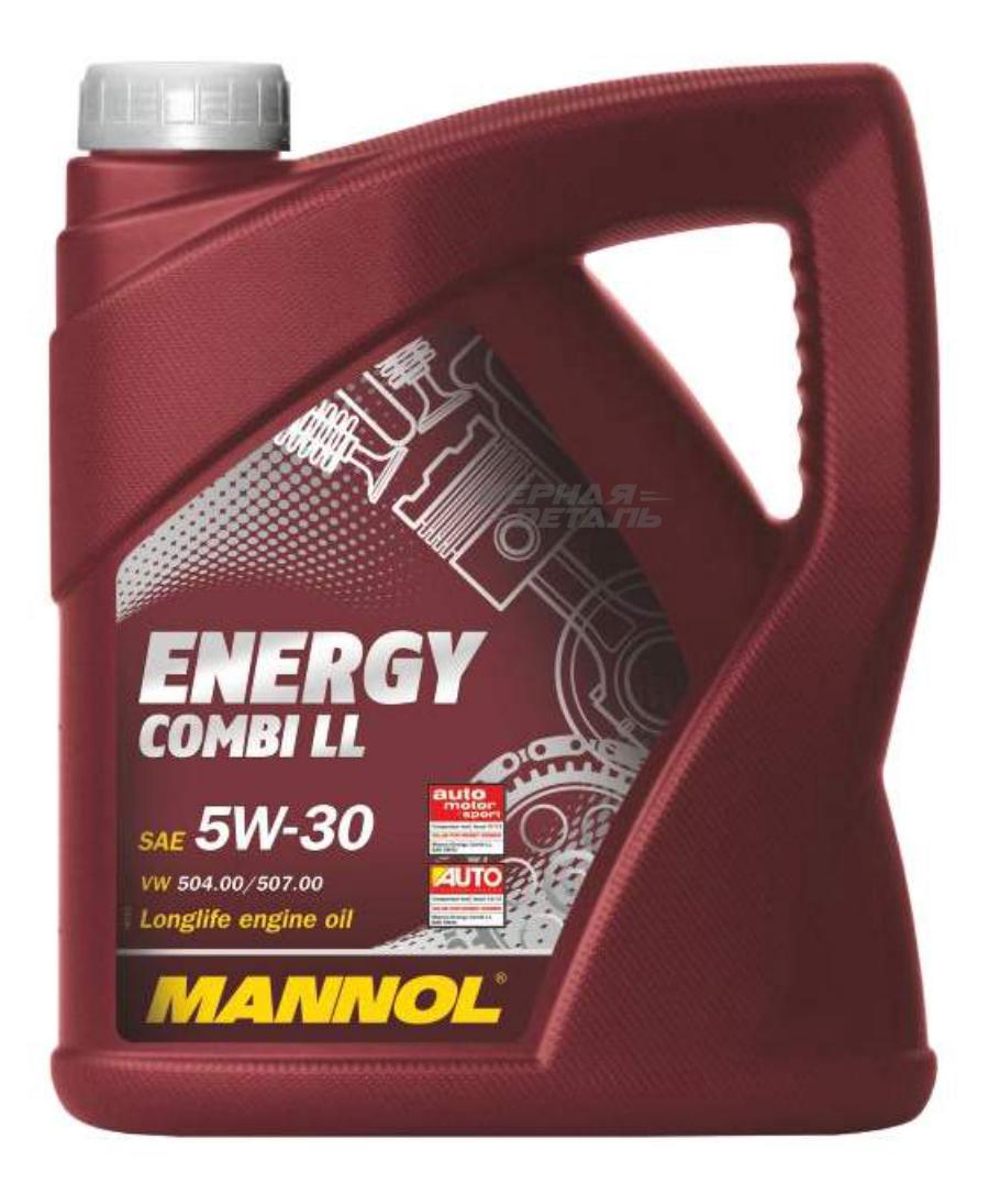 1031 MANNOL Масло моторное синтетическое Energy Combi LL 5W-30, 4л
