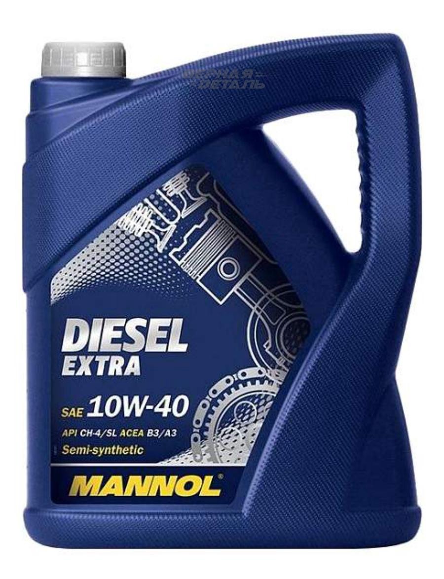 1106 MANNOL Масло моторное полусинтетическое DIESEL EXTRA 10W-40, 5л