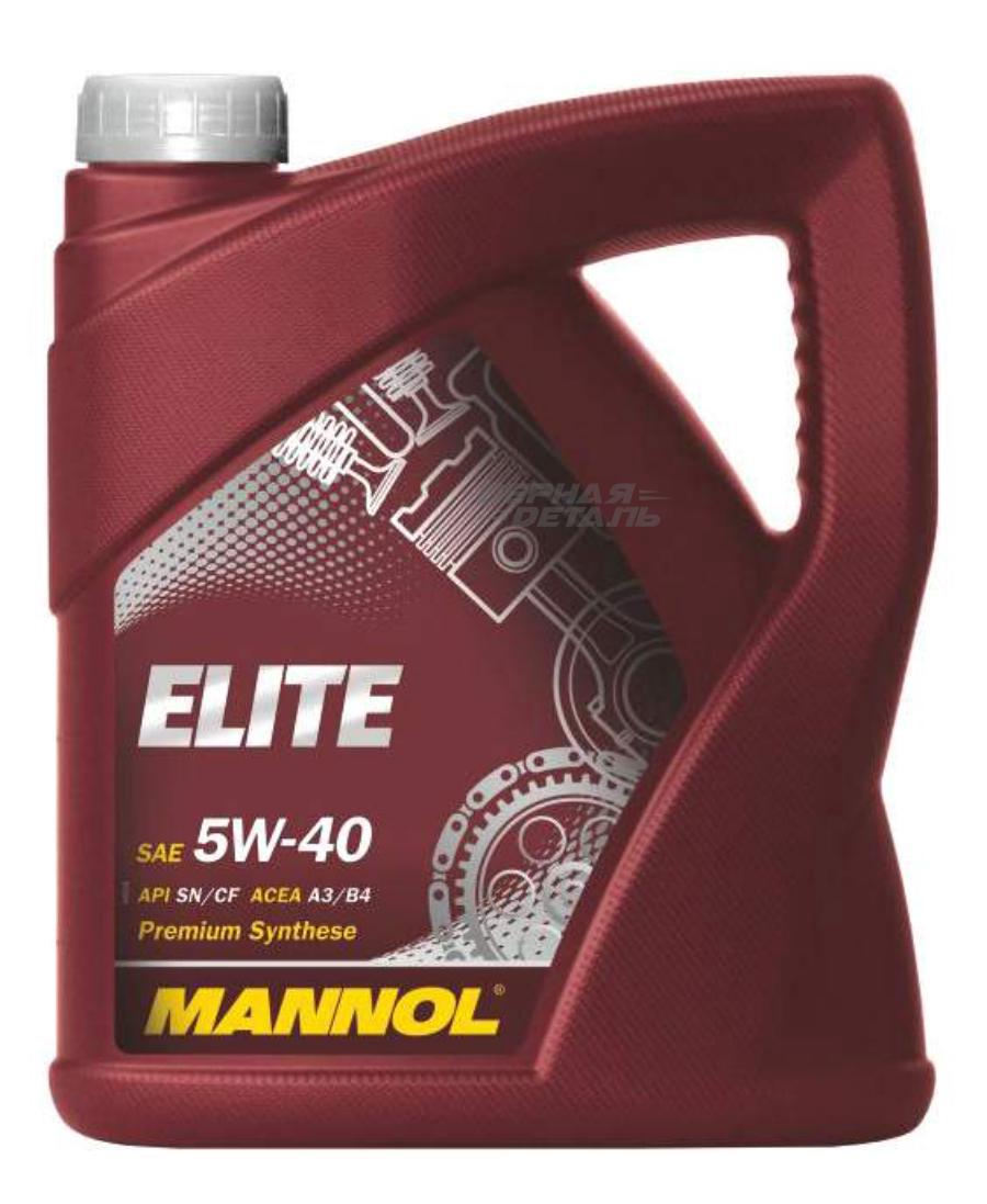 1006 MANNOL Масло моторное синтетическое ELITE 5W-40, 4л