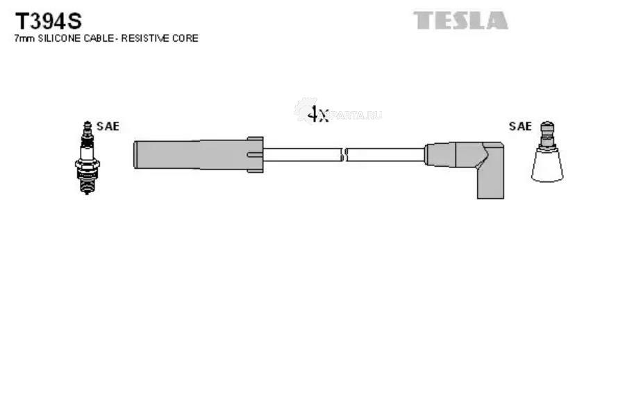 T394S TESLA Провода в/в 21214 Тесла силикон
