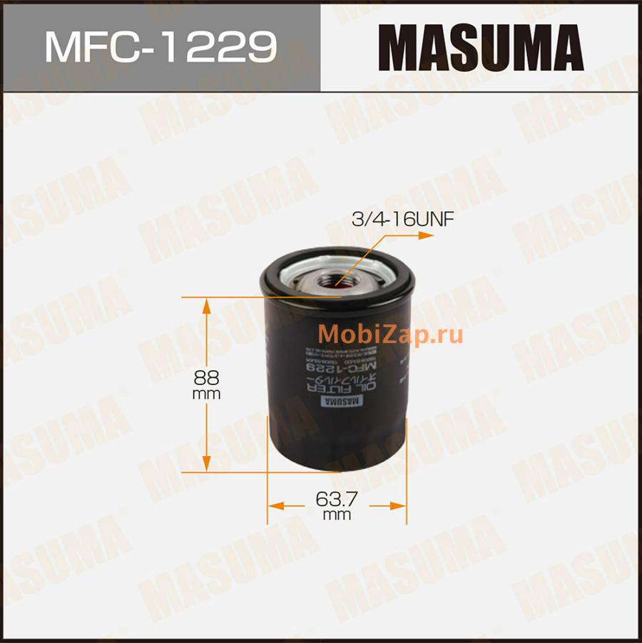 MASUMA MFC1229 Фильтр масляный Masuma купить в Москве | mobizap.ru