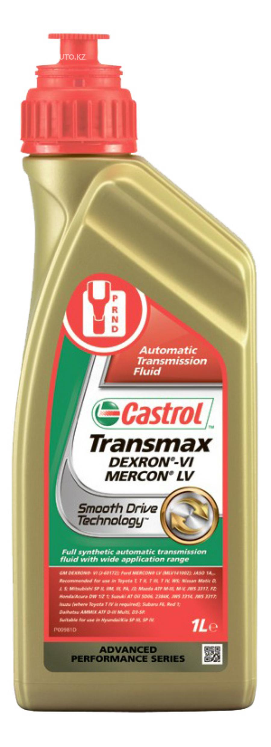 156CAA CASTROL Масло трансмиссионное Transmax DEXRON VI MERCON LV, 1л