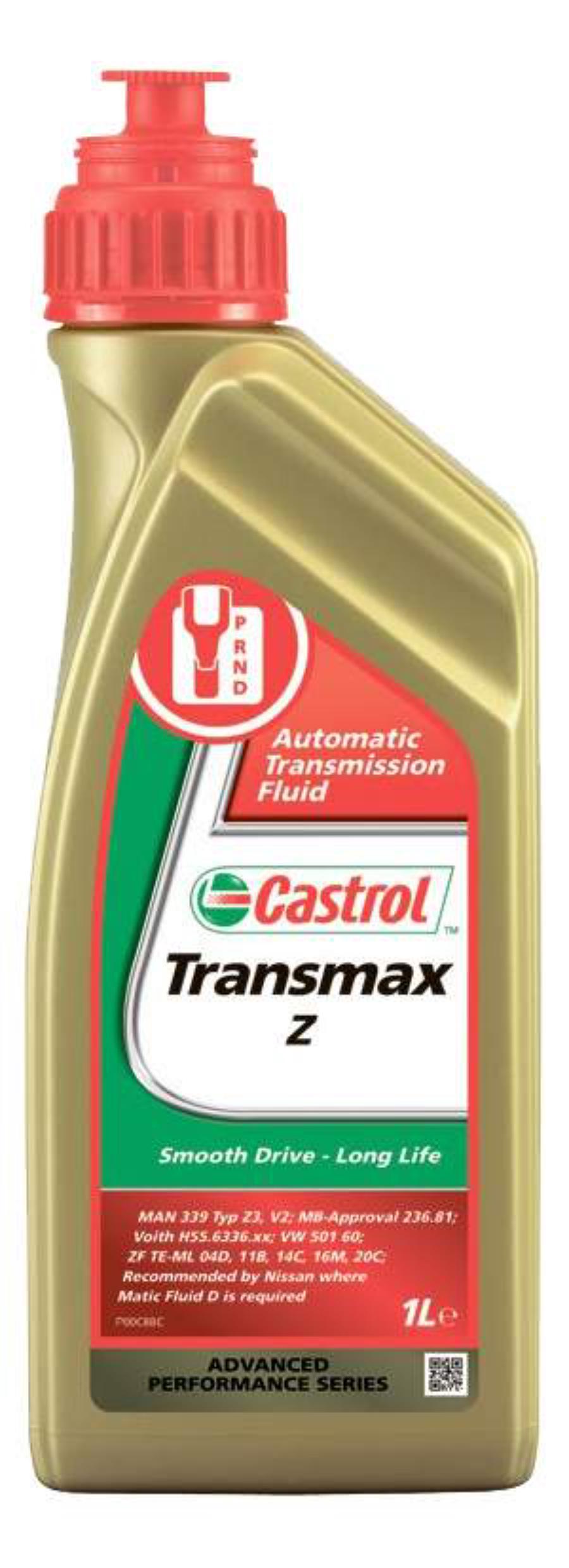 1585A5 CASTROL Масло трансмиссионное синтетическое Transmax Z, 1л