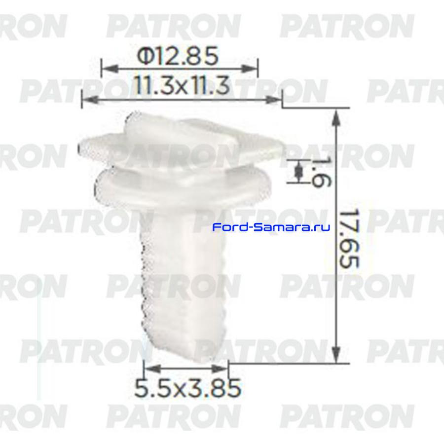 P372456 PATRON Клипса пластмассовая купить в Самаре