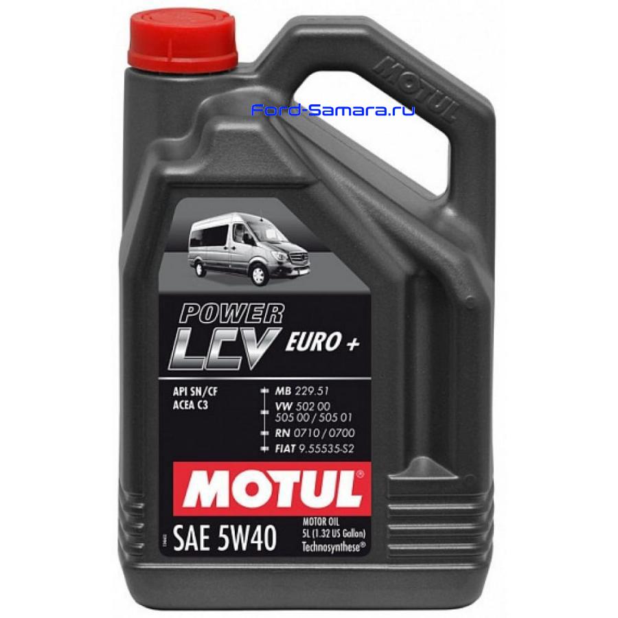 106132 MOTUL Масло моторное Power LCV EURO+ 5W-40, 4л купить в Самаре