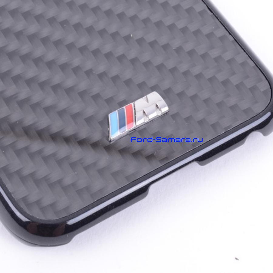 80212413761 BMW Карбоновый чехол BMW M для iPhone 6 Hard Case Black купить  в Самаре