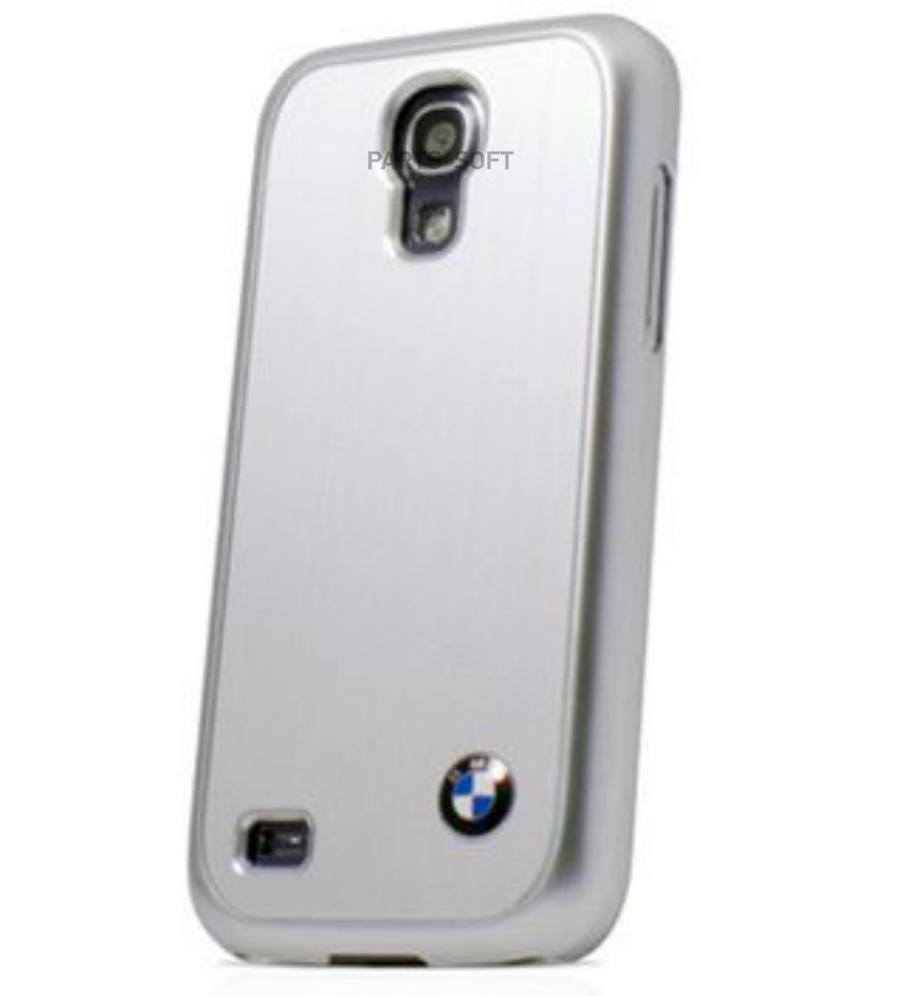 Крышка-чехол BMW для Samsung Galaxy S4 Mini Hard Brushed Aluminium Silver  BMW J5200000071 купить в 