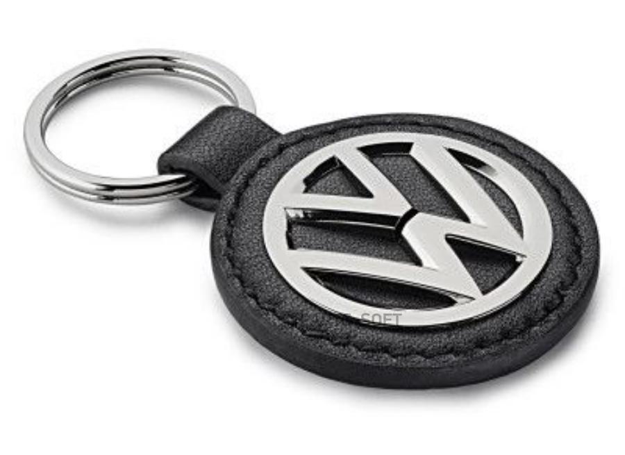 Брелок Volkswagen Logo Keyring Metal-Leather
