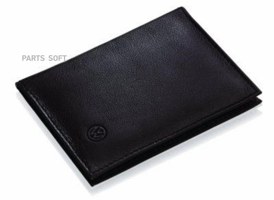 000087404C VAG Кожаный футляр для автодокументов Volkswagen Document Leather Case Black