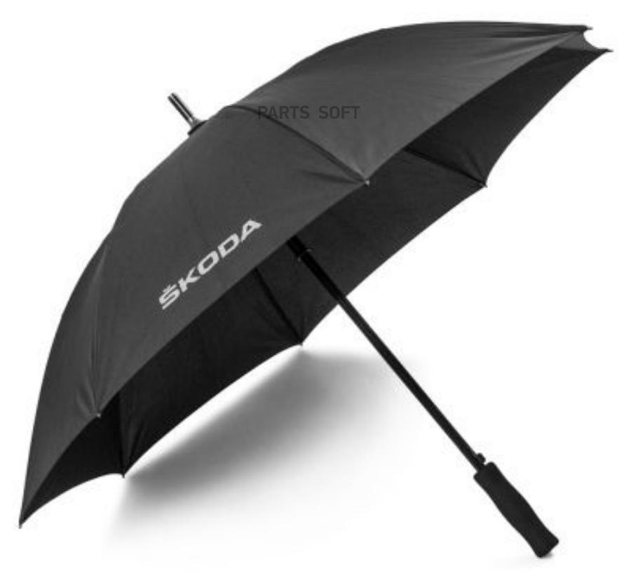 Зонт трость Skoda Stick Umbrella Aquaprint Black