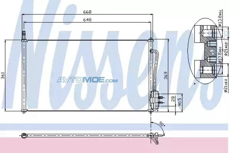 Nissens радиаторы кондиционера Форд фокус 2. Nissens радиатор 668x375. Конденсер Nissens арт. 94432. 95525 Ниссенс.