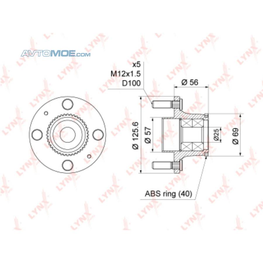 Диаметр ступицы. WH-1364 ступица LYNXAUTO. LYNXAUTO wh1363 ступица задняя. Шевроле Авео т250 размер ступица. Диаметр передней ступицы Шевроле Авео т250.