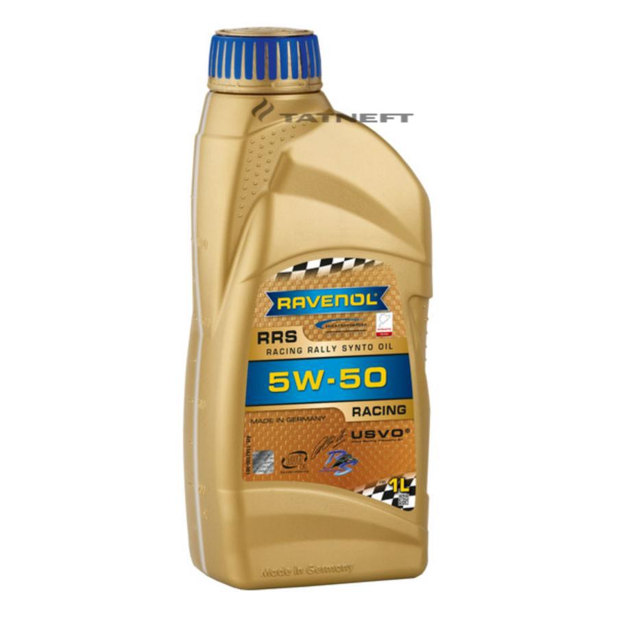 1142100001 RAVENOL Моторное масло гоночное RAVENOL RRS Racing Rally Synto 5W-50, 1 литр