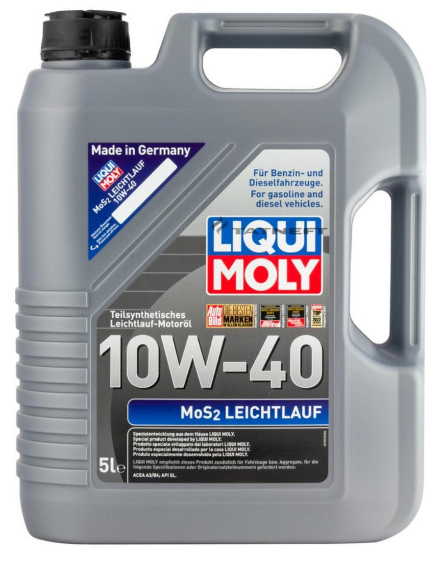 2184 LIQUI MOLY Полусинтетическое моторное масло MoS2 Leichtlauf 10W-40