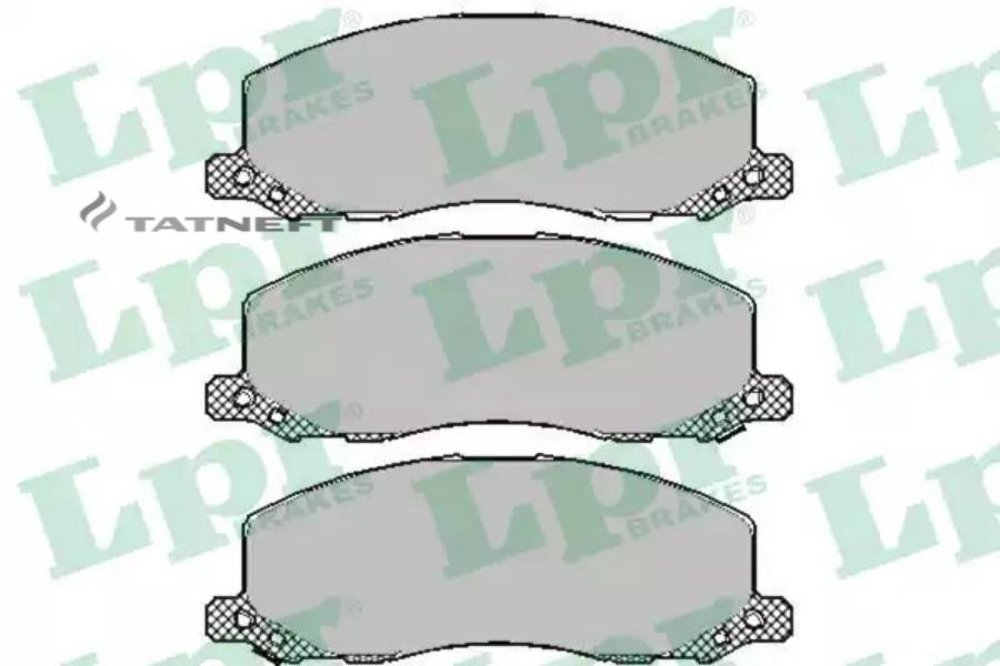 05P1468 LPR Комплект тормозных колодок, дисковый тормоз