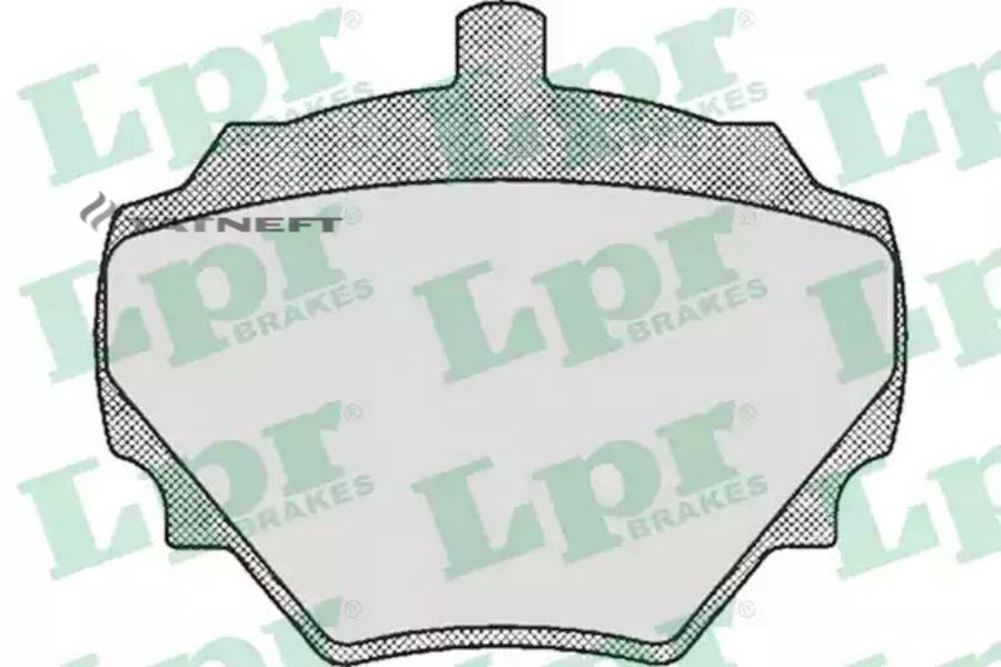 05P392 LPR Комплект тормозных колодок, дисковый тормоз