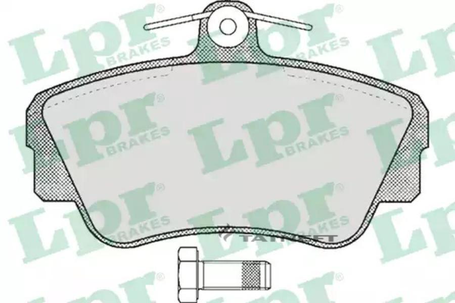 05P347 LPR Комплект тормозных колодок, дисковый тормоз