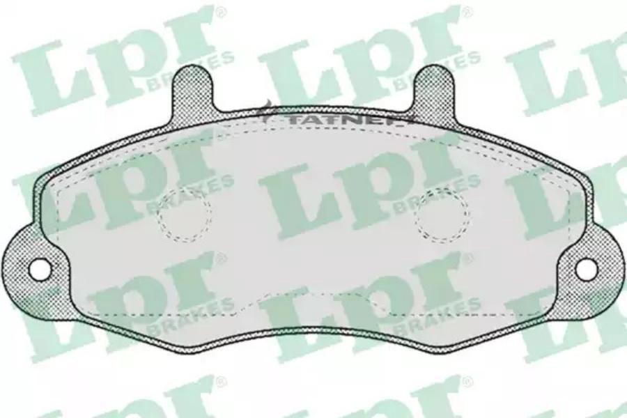 05P481 LPR Комплект тормозных колодок, дисковый тормоз