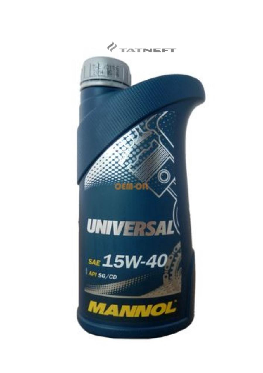 UN10025 MANNOL Масло MANNOL Universal 15W40 (1л)
