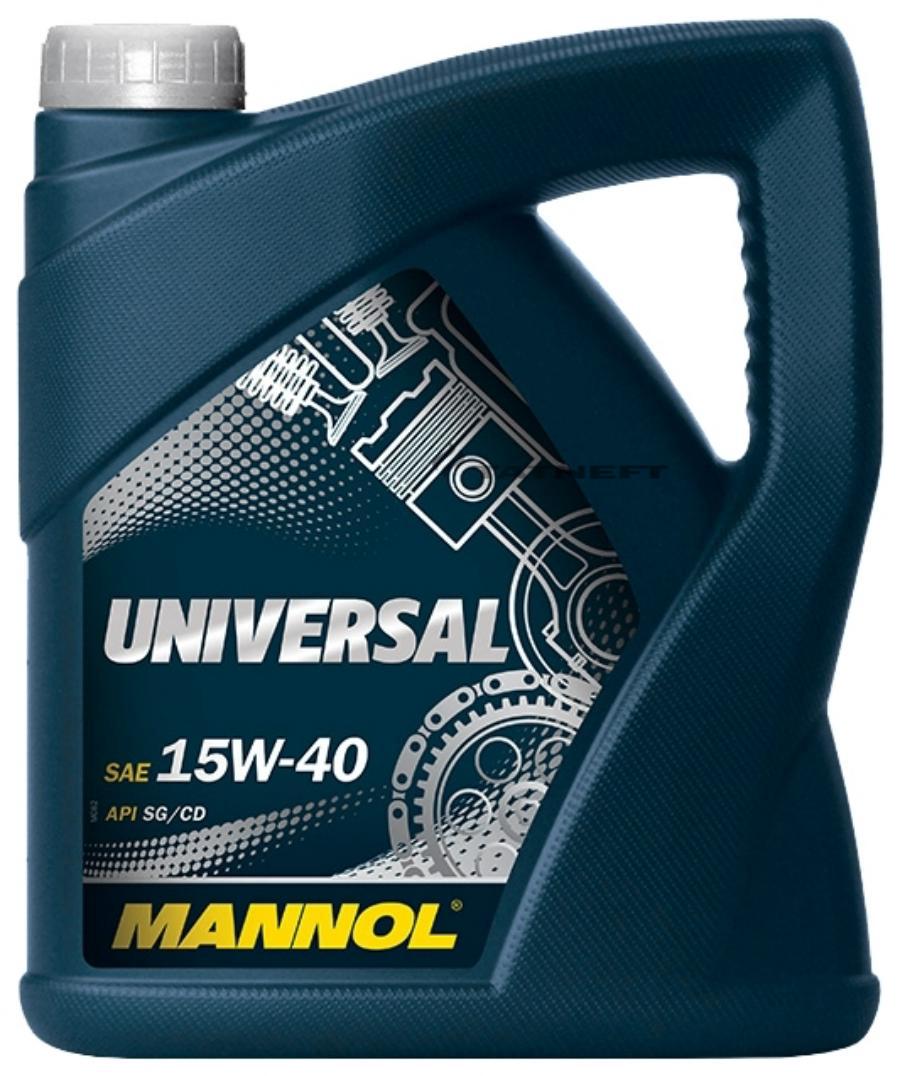 UN40027 MANNOL Масло MANNOL Universal 15W40 (4л)