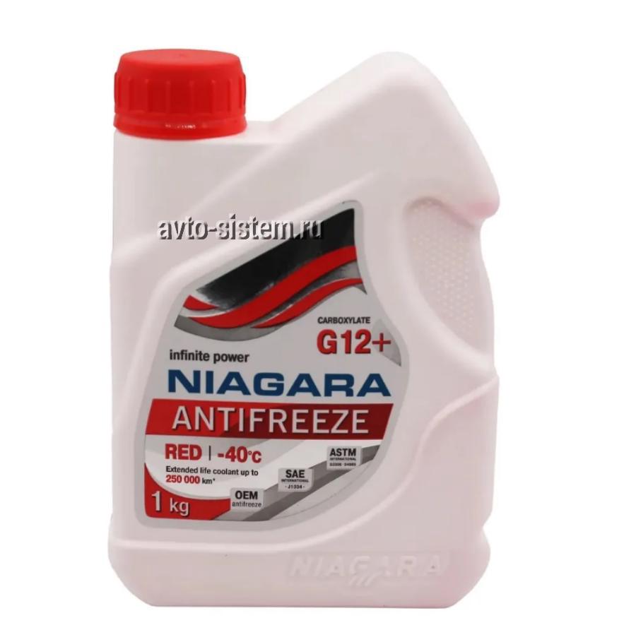 001001001006 NIAGARA Антифриз Niagara Red G12+ (красный), 1 л