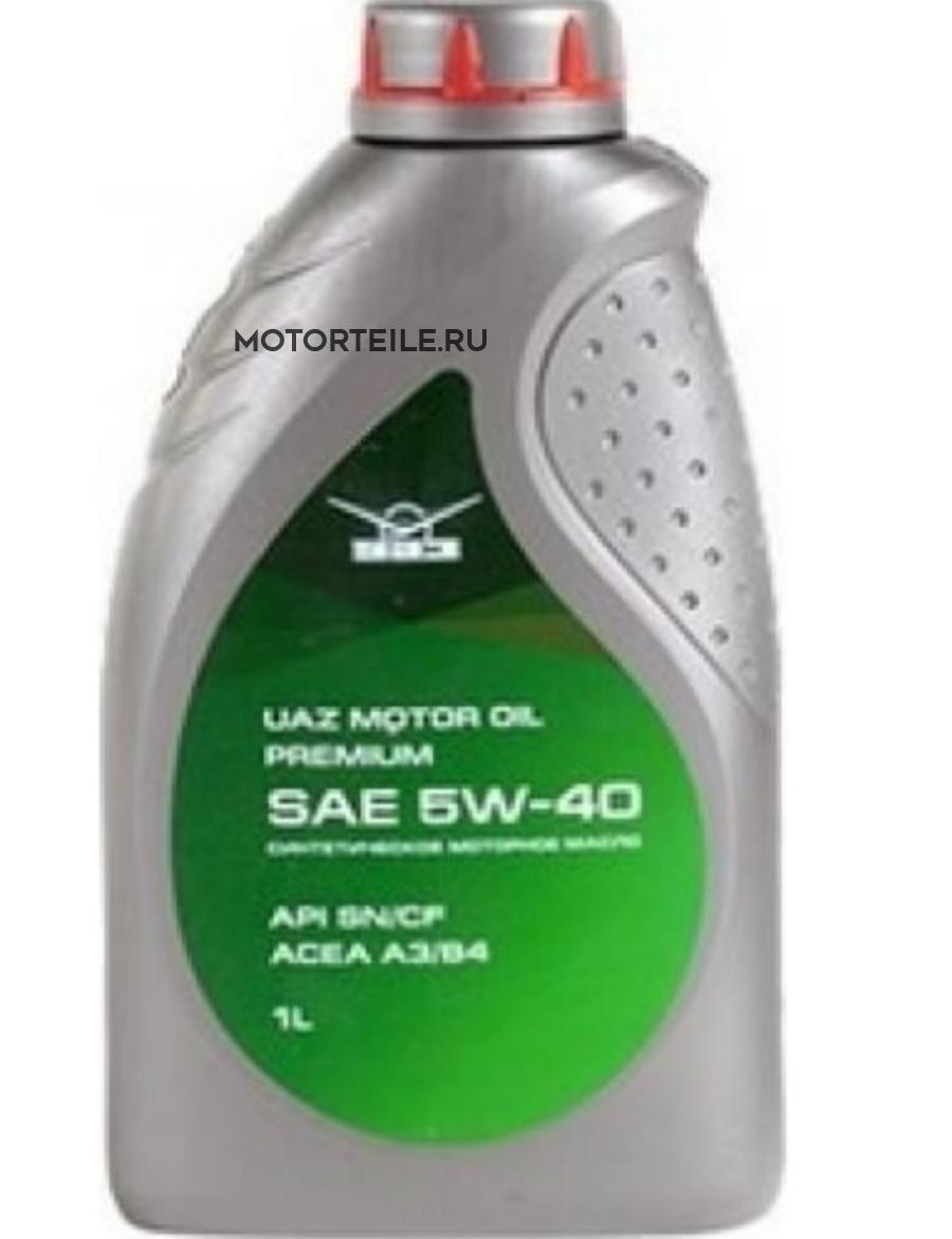 Масло моторное синтетическое Motor Oil Premium 5W-40