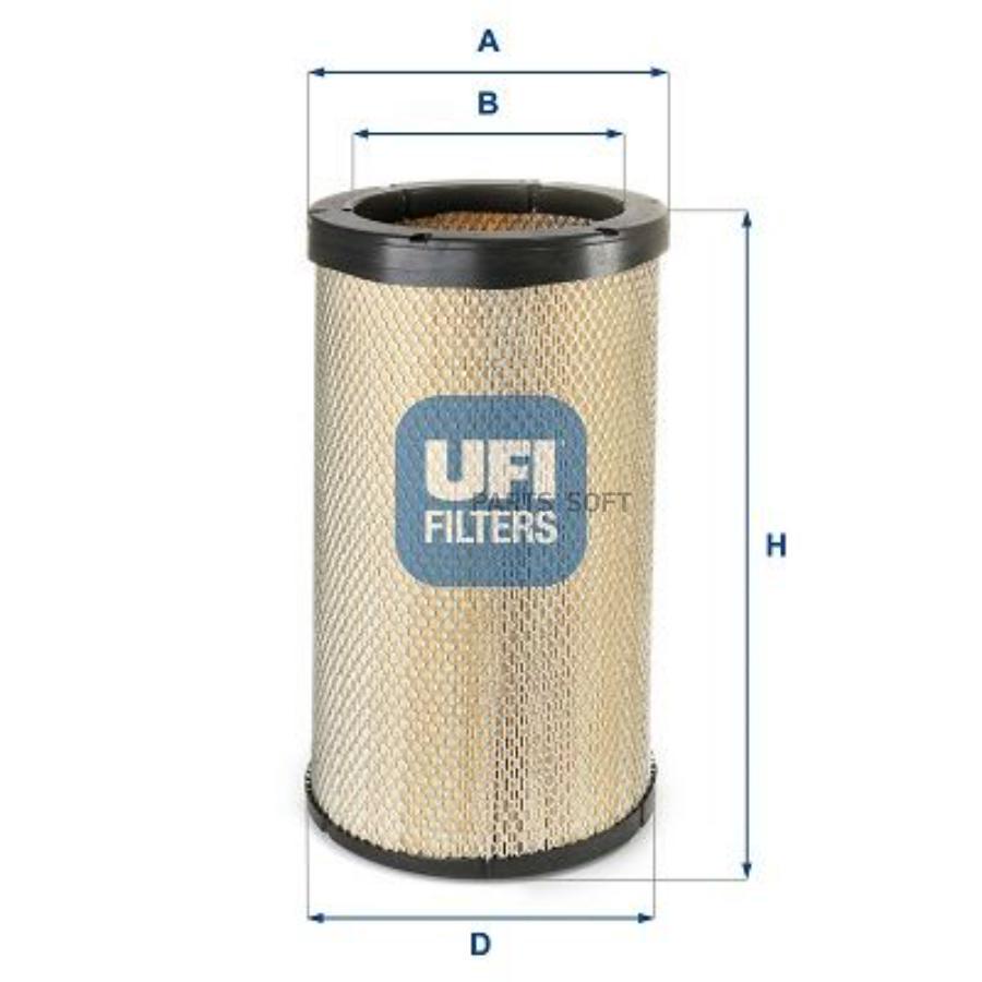 2741700 UFI Воздушный фильтр