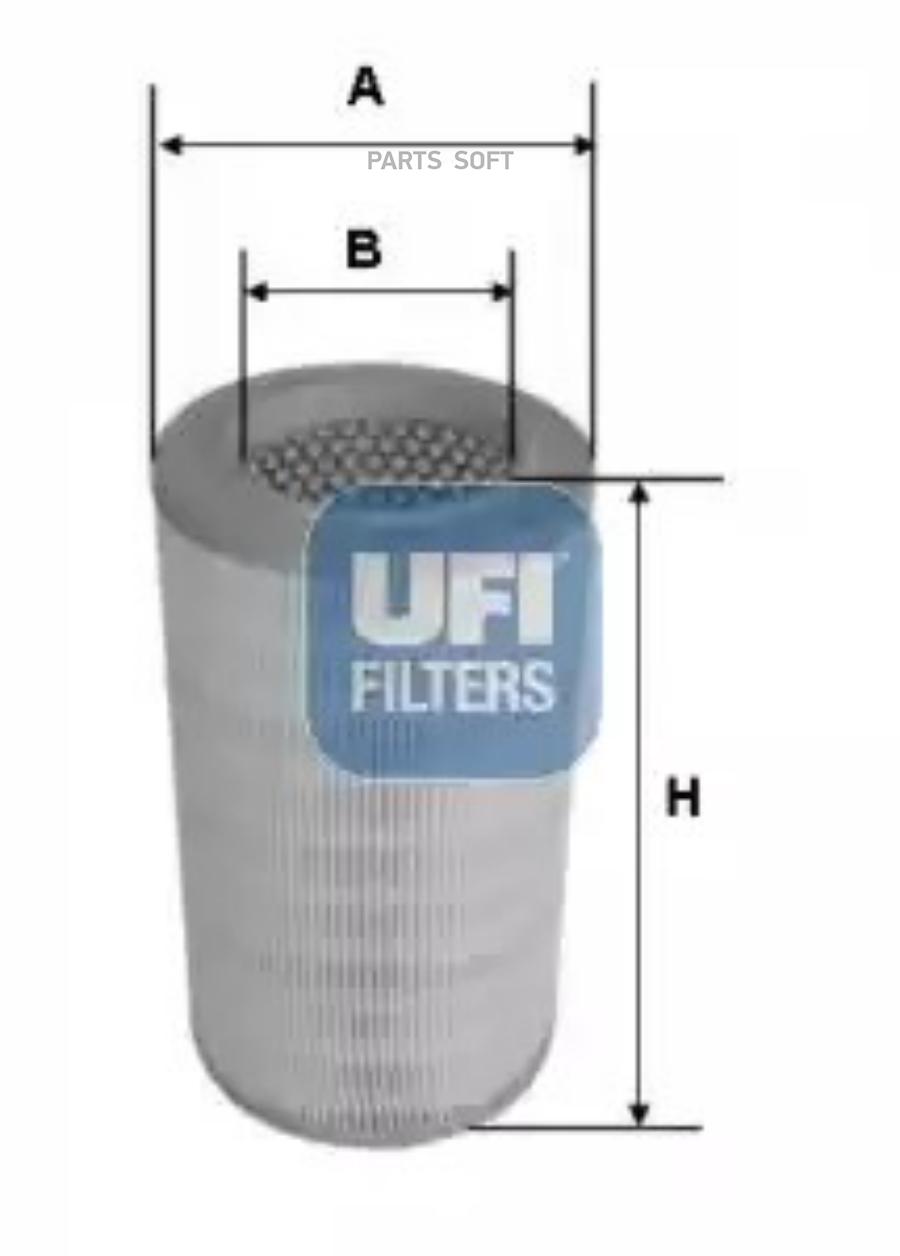 2768800 UFI Воздушный фильтр
