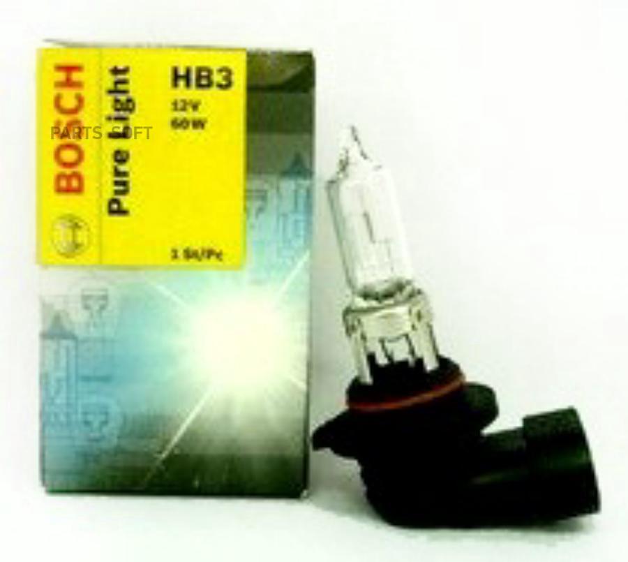 1987302152 BOSCH Лампа Pure Light Standart HB3 12V [60W] [картон] [1 шт]