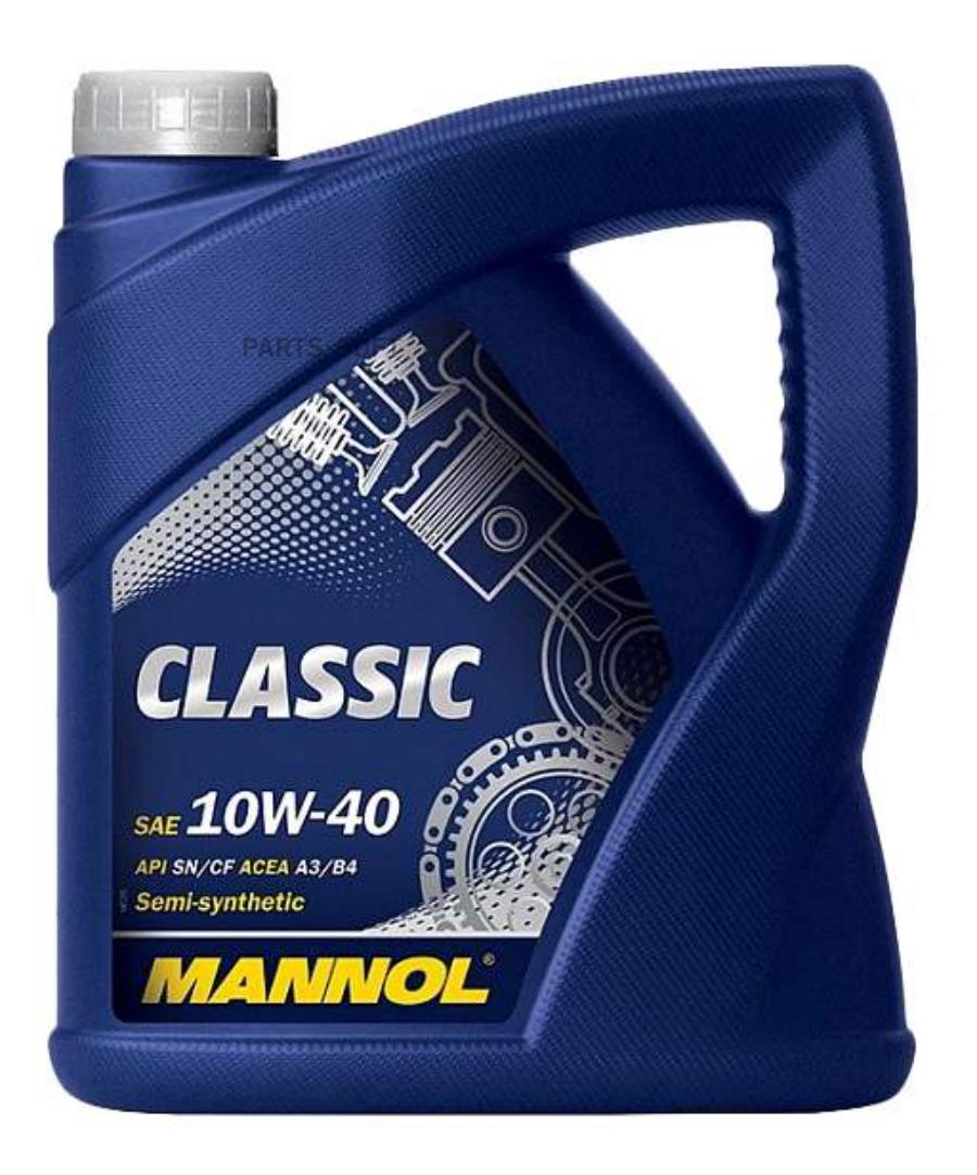 1101 MANNOL Масло моторное полусинтетическое Classic 10W-40, 4л