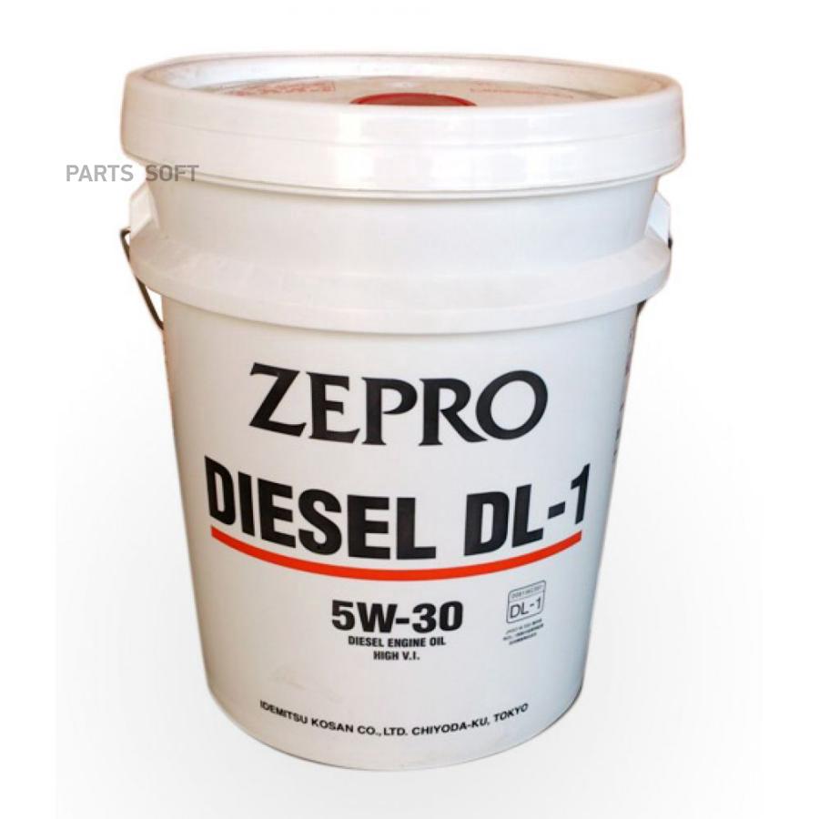 2156020 IDEMITSU Масло моторное полусинтетическое Zepro Diesel DL-1 5W-30, 20л
