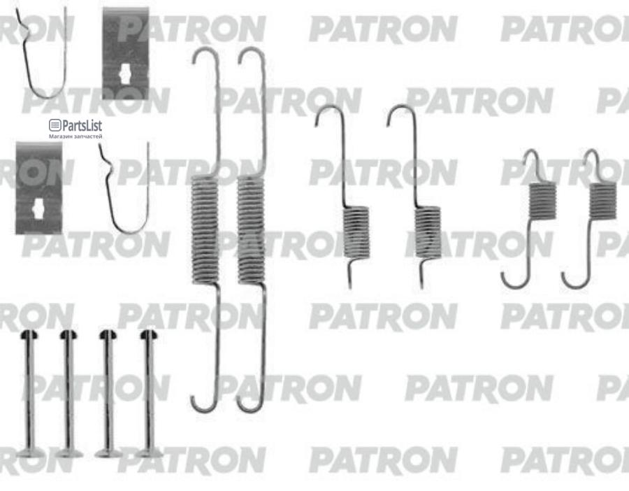 PSRK0047 PATRON Комплект монтажный тормозных колодок PATRON PSRK0047