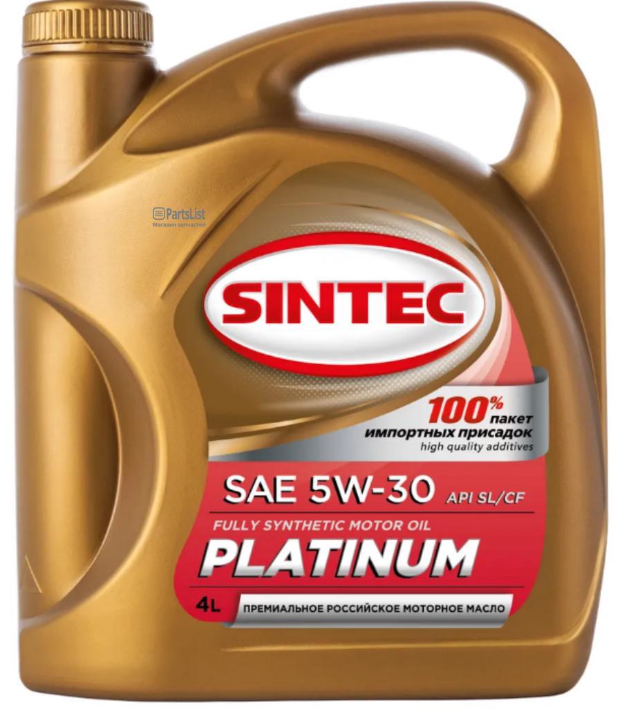 801939 SINTEC Моторное масло Sintec Platinum 5W30 4 л