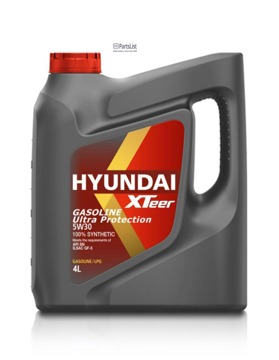 1041002 HYUNDAI-XTEER Моторное масло HYUNDAI XTeer Gasoline Ultra Protection 5W30 4 л