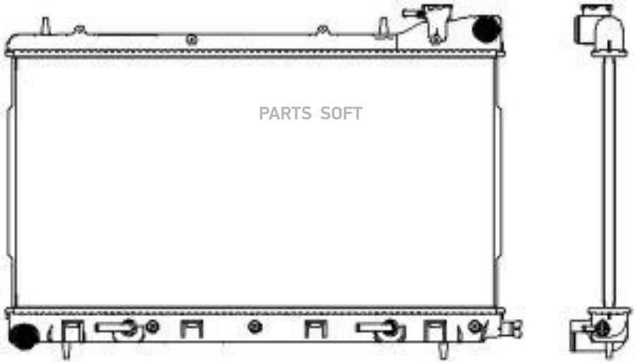 Радиатор SUBARU FORESTER 05-07 34218502 SAKURA 34218502
