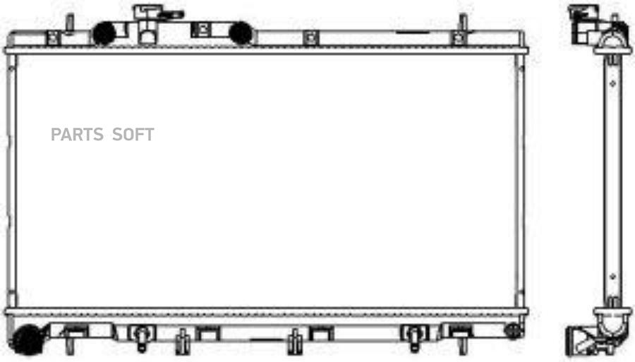 Радиатор SUBARU OUTBACK 00-03 SAKURA 34211020