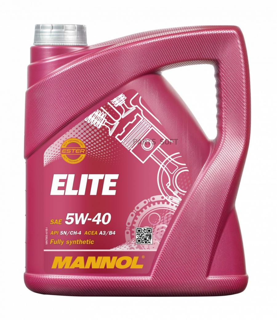 А/масло Mannol Elite 5W40  4 л MANNOL MN79034